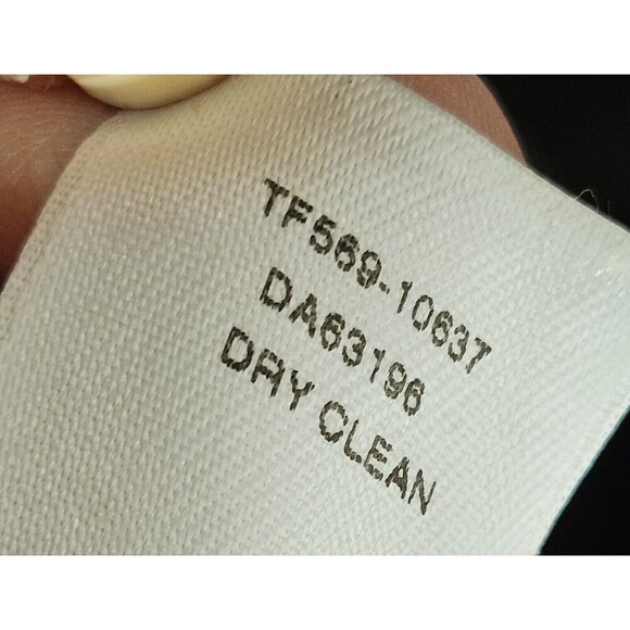 Pendleton Gray Pinstripe Virgin Wool Blazer Double Breasted Academia Size 12 - Picture 8 of 9